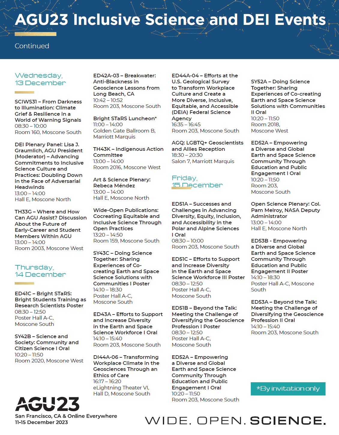 美笑日記12.20：AGU(アメリカ地球物理学連合)参加